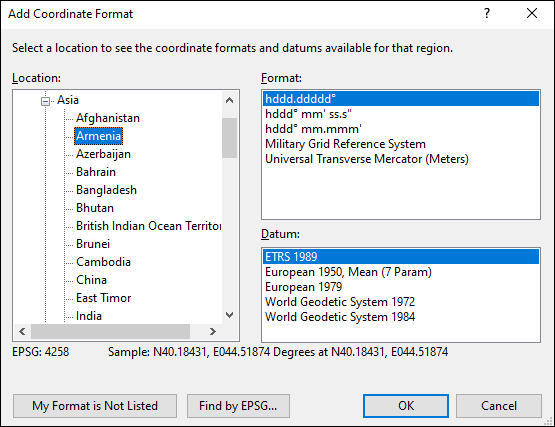 ExpertGPS is a batch coordinate converter for Armenian GPS, GIS, and CAD coordinate formats.