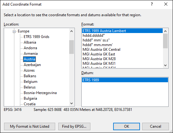 ExpertGPS is a batch coordinate converter for Austrian GPS, GIS, and CAD coordinate formats.