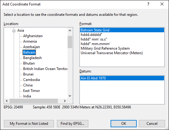 ExpertGPS is a batch coordinate converter for Bahraini GPS, GIS, and CAD coordinate formats.