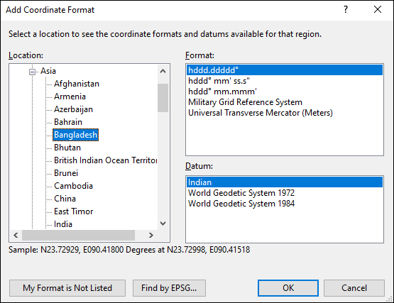 ExpertGPS is a batch coordinate converter for Bangladeshi GPS, GIS, and CAD coordinate formats.