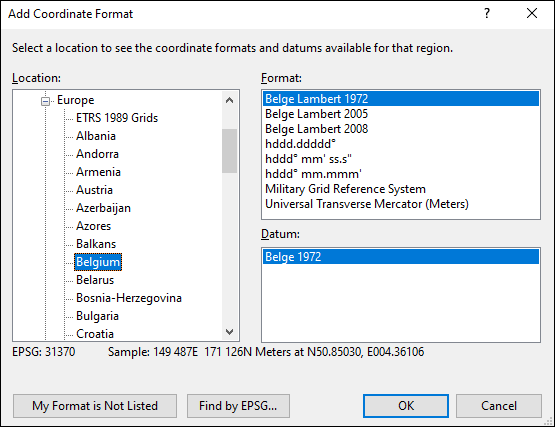 ExpertGPS is a batch coordinate converter for Belgian GPS, GIS, and CAD coordinate formats.