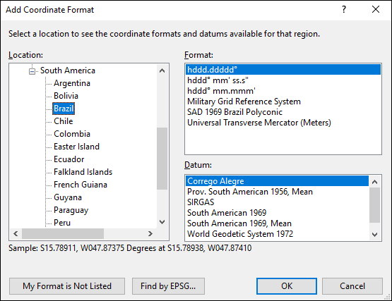 ExpertGPS is a batch coordinate converter for Brazilian GPS, GIS, and CAD coordinate formats.