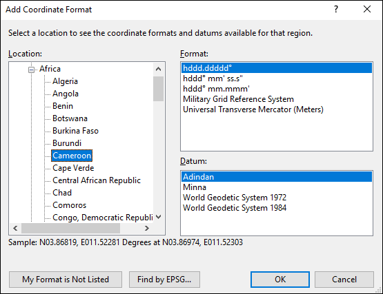ExpertGPS is a batch coordinate converter for Cameroonian GPS, GIS, and CAD coordinate formats.