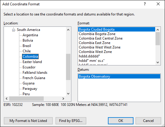 ExpertGPS is a batch coordinate converter for Colombian GPS, GIS, and CAD coordinate formats.