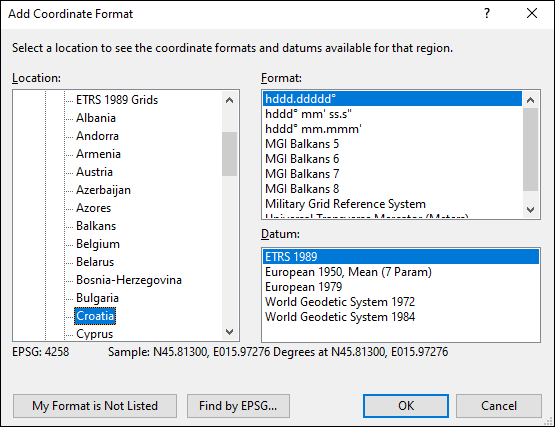 ExpertGPS is a batch coordinate converter for Croatian GPS, GIS, and CAD coordinate formats.