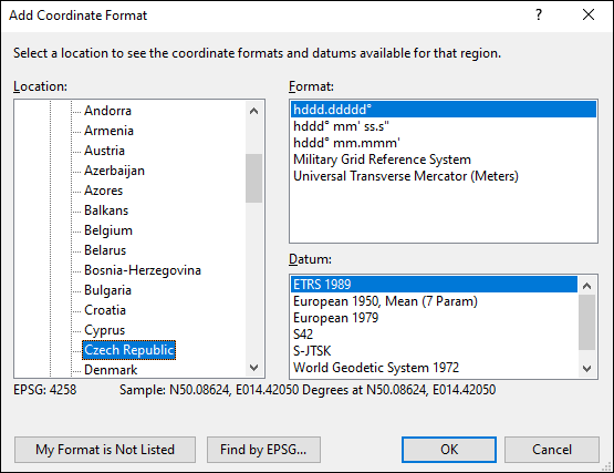 ExpertGPS is a batch coordinate converter for Czech GPS, GIS, and CAD coordinate formats.