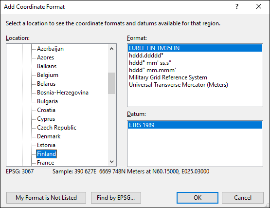 ExpertGPS is a batch coordinate converter for Finnish GPS, GIS, and CAD coordinate formats.