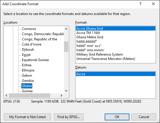 ExpertGPS is a batch coordinate converter for Ghanaian GPS, GIS, and CAD coordinate formats.