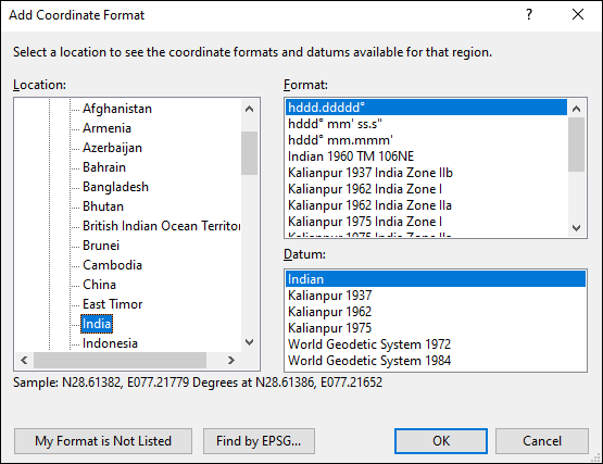 ExpertGPS is a batch coordinate converter for Indian GPS, GIS, and CAD coordinate formats.