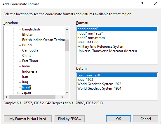 ExpertGPS is a batch coordinate converter for Israeli GPS, GIS, and CAD coordinate formats.