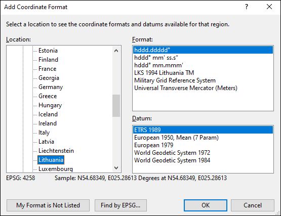 ExpertGPS is a batch coordinate converter for Lithuanian GPS, GIS, and CAD coordinate formats.
