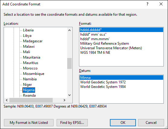 ExpertGPS is a batch coordinate converter for Nigerian GPS, GIS, and CAD coordinate formats.