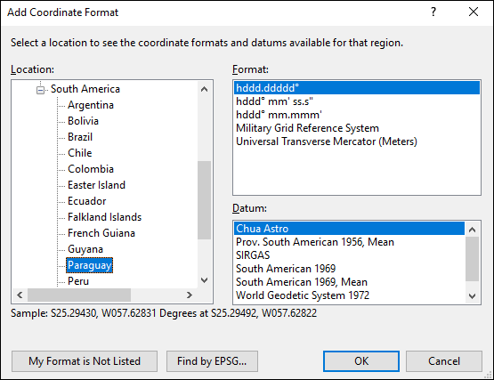 ExpertGPS is a batch coordinate converter for Paraguayan GPS, GIS, and CAD coordinate formats.