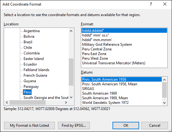 ExpertGPS is a batch coordinate converter for Peruvian GPS, GIS, and CAD coordinate formats.