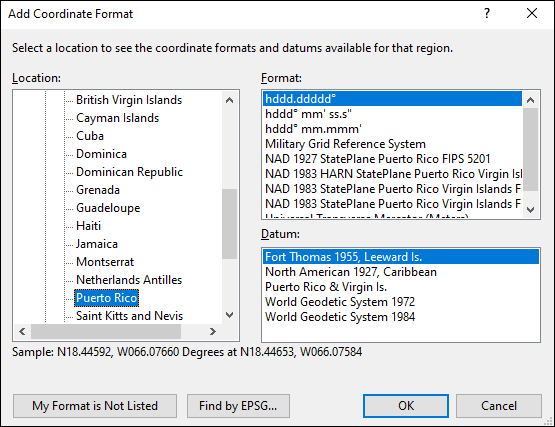 ExpertGPS is a batch coordinate converter for Puerto Rican GPS, GIS, and CAD coordinate formats.