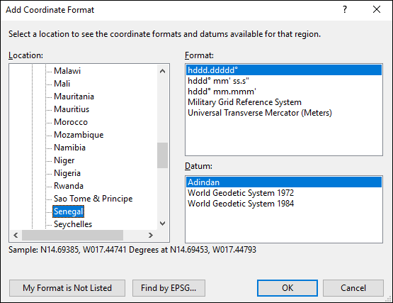 ExpertGPS is a batch coordinate converter for Senegalese GPS, GIS, and CAD coordinate formats.