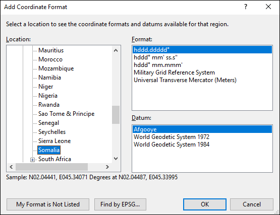 ExpertGPS is a batch coordinate converter for Somal GPS, GIS, and CAD coordinate formats.