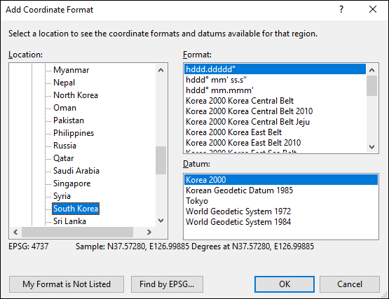 ExpertGPS is a batch coordinate converter for South Korean GPS, GIS, and CAD coordinate formats.