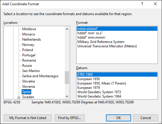 ExpertGPS is a batch coordinate converter for Spanish GPS, GIS, and CAD coordinate formats.