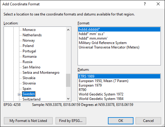 ExpertGPS is a batch coordinate converter for Swedish GPS, GIS, and CAD coordinate formats.