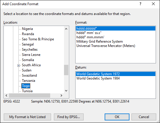 ExpertGPS is a batch coordinate converter for Togolese GPS, GIS, and CAD coordinate formats.