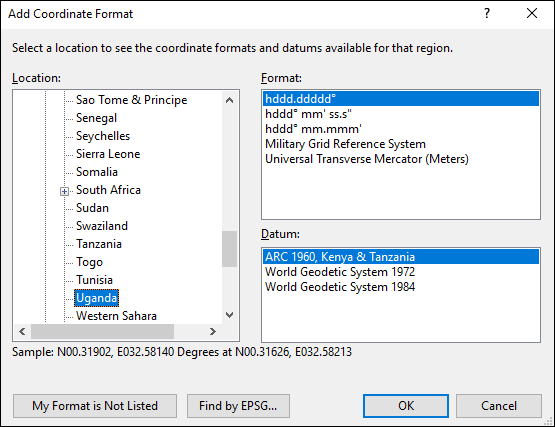 ExpertGPS is a batch coordinate converter for Ugandan GPS, GIS, and CAD coordinate formats.