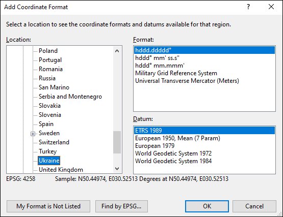 ExpertGPS is a batch coordinate converter for Ukrainian GPS, GIS, and CAD coordinate formats.