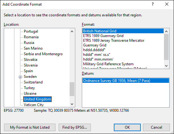 ExpertGPS is a batch coordinate converter for British GPS, GIS, and CAD coordinate formats.
