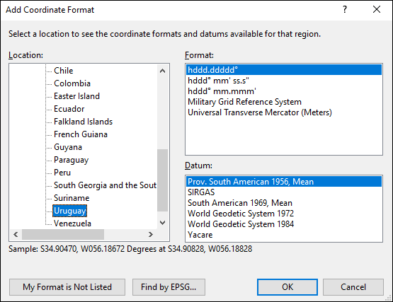 ExpertGPS is a batch coordinate converter for Uruguayan GPS, GIS, and CAD coordinate formats.