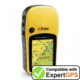 Download data from your Garmin eTrex Venture HC with ExpertGPS Download your Garmin eTrex Venture HC waypoints and tracklogs and create maps with ExpertGPS
