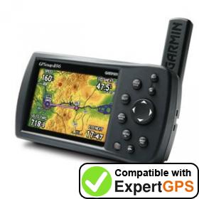 Download data from your Garmin GPSMAP 496 with ExpertGPS Download your Garmin GPSMAP 496 waypoints and tracklogs and create maps with ExpertGPS
