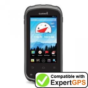 Download data from your Garmin Monterra with ExpertGPS Download your Garmin Monterra waypoints and tracklogs and create maps with ExpertGPS