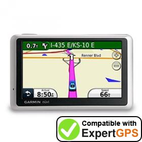 Download data from your Garmin nüvi 1300 with ExpertGPS Download your Garmin nüvi 1300 waypoints and tracklogs and create maps with ExpertGPS
