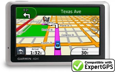 Download data from your Garmin nüvi 1310T with ExpertGPS Download your Garmin nüvi 1310T waypoints and tracklogs and create maps with ExpertGPS