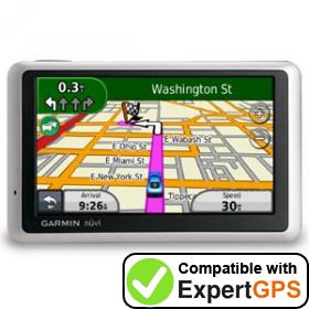 Download data from your Garmin nüvi 1350T with ExpertGPS Download your Garmin nüvi 1350T waypoints and tracklogs and create maps with ExpertGPS
