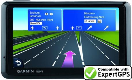 Download data from your Garmin nüvi 1375T with ExpertGPS Download your Garmin nüvi 1375T waypoints and tracklogs and create maps with ExpertGPS