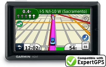 Download data from your Garmin nüvi 1690 with ExpertGPS Download your Garmin nüvi 1690 waypoints and tracklogs and create maps with ExpertGPS