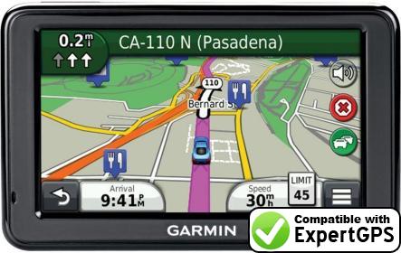 Download data from your Garmin nüvi 2475LT with ExpertGPS Download your Garmin nüvi 2475LT waypoints and tracklogs and create maps with ExpertGPS