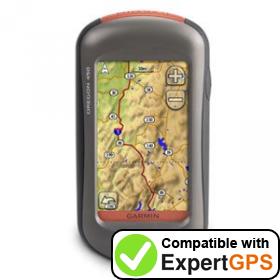 Download data from your Garmin Oregon 450 with ExpertGPS Download your Garmin Oregon 450 waypoints and tracklogs and create maps with ExpertGPS