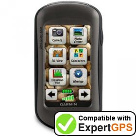 Download data from your Garmin Oregon 550 with ExpertGPS Download your Garmin Oregon 550 waypoints and tracklogs and create maps with ExpertGPS