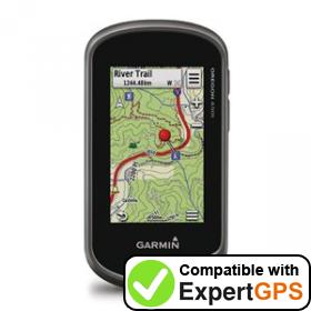 Download data from your Garmin Oregon 650t with ExpertGPS Download your Garmin Oregon 650t waypoints and tracklogs and create maps with ExpertGPS