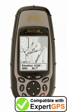 Download data from your Magellan Meridian Gold with ExpertGPS Download your Magellan Meridian Gold waypoints and tracklogs and create maps with ExpertGPS