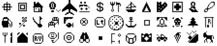 ExpertGPS waypoint symbols for Magellan MAP 330 ExpertGPS waypoint symbols for Magellan MAP 330