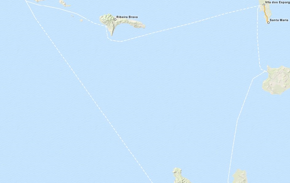 Map of Cape Verde in ExpertGPS GPS Mapping Software