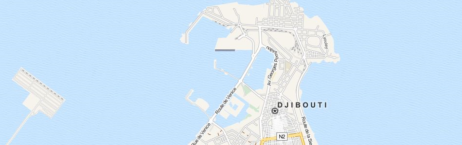Map of Djibouti in ExpertGPS GPS Mapping Software