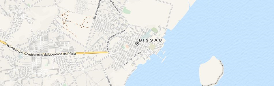 Map of Guinea-Bissau in ExpertGPS GPS Mapping Software