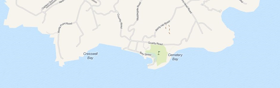 Map of Norfolk Island in ExpertGPS GPS Mapping Software