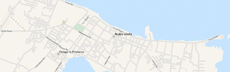Map of Tonga in ExpertGPS GPS Mapping Software