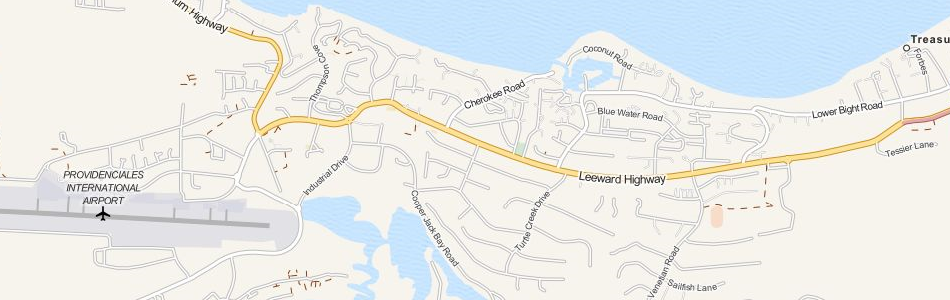 Map of Turks and Caicos Islands in ExpertGPS GPS Mapping Software